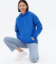 New Look Bright Blue Pocket Front Hoodie